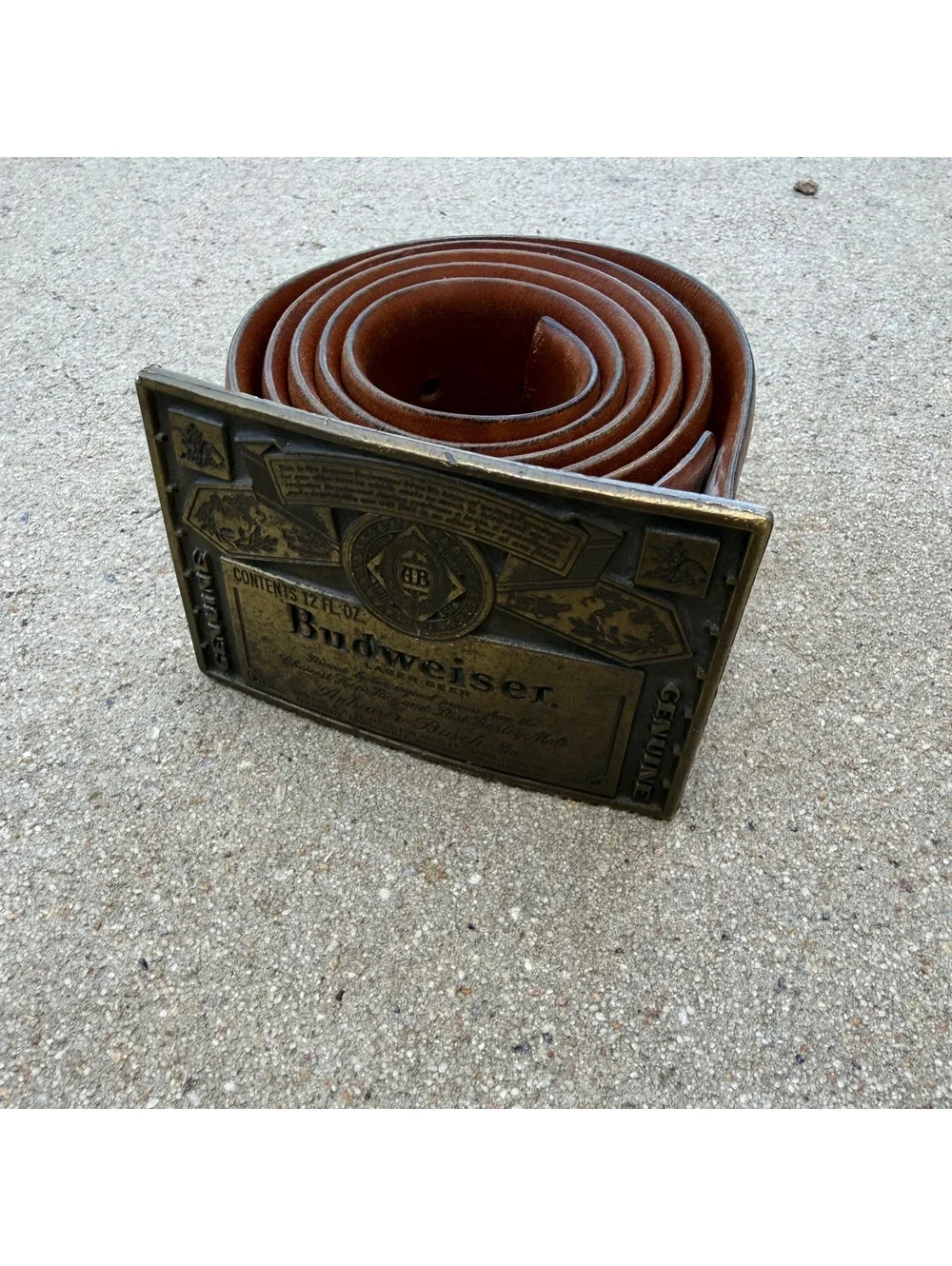 Budweiser vintage belt